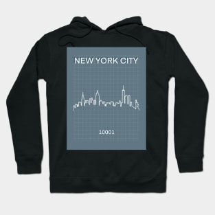 New York City poster Hoodie